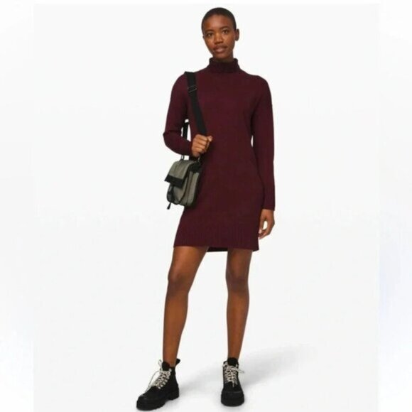 Lululemon Softer Still Dress Garnet - Picture 1 of 13